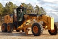 Close up Cat industrial front loader shovel