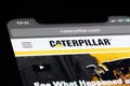 close up Caterpillar company brand logo