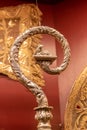 Close Up Of Catholic Bishop\'s Staff In the Cathedral Of Monreale, Near palermo, In The South Of Italy Royalty Free Stock Photo