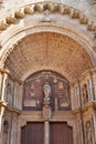 Close-up of a Catholic Gothic church, Mallorca