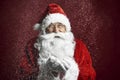 Santa Claus during the Christmas Royalty Free Stock Photo