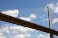 Close up of Centennial Bridge or Puente Centenario over the canal, Panama