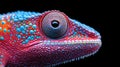 Close-up Chameleon Head Royalty Free Stock Photo