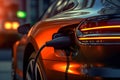 Close up Charging an electric car at EV charging station. eco energy Generative AI Royalty Free Stock Photo