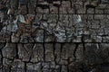 Close Up Charred Wood Background Texture Royalty Free Stock Photo