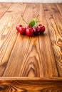 Cherry wood tabletop texture Royalty Free Stock Photo