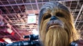 Close up of Chewbacca statue