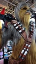 Close up of Chewbacca statue