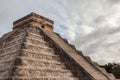 Close up Chichen Itza, Mayan Pyramid, Yucatan, Mexico Royalty Free Stock Photo