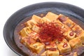 Closeup of Chinese cuisine mapo doufu