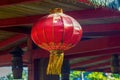 Close-up of a Chinese lantern outdoors Royalty Free Stock Photo