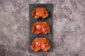 Steamed Chinese mitten crab or shanghai hairy crabs Royalty Free Stock Photo