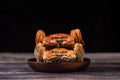 Steamed Chinese mitten crab or shanghai hairy crabs Royalty Free Stock Photo