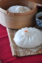 Close up Chinese Pork Bun Royalty Free Stock Photo