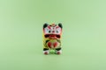 Close-up of chinese tiger clay figurine Royalty Free Stock Photo