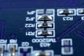 CLOSE UP ELECTRONIC BOARD Royalty Free Stock Photo