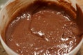 Close-up of Chocolate cake batter Royalty Free Stock Photo