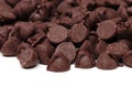 Close up chocolate chips