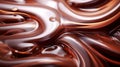 A close up of chocolate swirls on a table Royalty Free Stock Photo