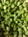 Chopped yard long bean Royalty Free Stock Photo