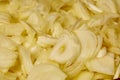 close up with chopped yellow onion