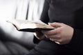 Woman Reading the Bible Royalty Free Stock Photo