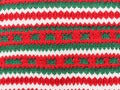christmas knitted pattern background Royalty Free Stock Photo