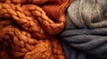 close up of chunky woollen clothes