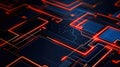 Close-up of circuit board. Electronic computer hardware technology. Motherboard digital chip. blurred concept, Generative AI Royalty Free Stock Photo