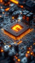 Close-up of circuit board Royalty Free Stock Photo