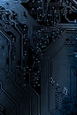 Close up of Circuits Electronic on Mainboard Technology computer background logic board,cpu motherboard,Main board,sys Royalty Free Stock Photo