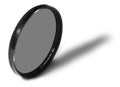 Close up of a circular polarizer filter Royalty Free Stock Photo