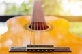 Close up of Classic guitar