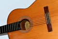 An old classical guitar