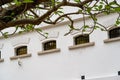 Close-up of classical architecture of Tai Kwun, a historic building in Hong Kong Royalty Free Stock Photo