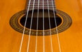 Classical Guitars Sound Hole Royalty Free Stock Photo