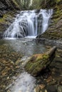 Clear water at Sweetcreek Falls.