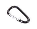 Close up of climbing carabiner. Royalty Free Stock Photo