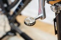 Clipless cycling pedal for a competition bicycle