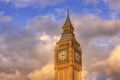 Close-up of the clock face of Big Ben london england Royalty Free Stock Photo