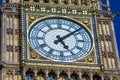 Close-up of the clock face of Big Ben, London Royalty Free Stock Photo