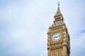 Close-up of the clock face of Big Ben, London. UK Royalty Free Stock Photo