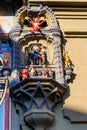 Close-up of clock face of Zytglogge clock tower at old town of Bern, Switzerland Royalty Free Stock Photo