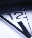 Close up of clock hands Royalty Free Stock Photo