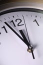 Close up of clock hands Royalty Free Stock Photo