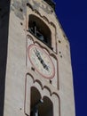 Clock Tower, Church of Saint Pantaleon, Courmayeur, Italy