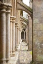 Close-up of a cloister in CloÃÂ®tre de la cathÃÂ©drale, TrÃÂ©guier