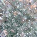 Of a cluster of crystals, displaying various facets and sharp Royalty Free Stock Photo