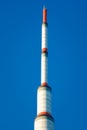 Close up of CN Tower antenna tip in Toronto Ontario Canada Royalty Free Stock Photo