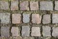 Close up of cobblestone roads and paths found in germany